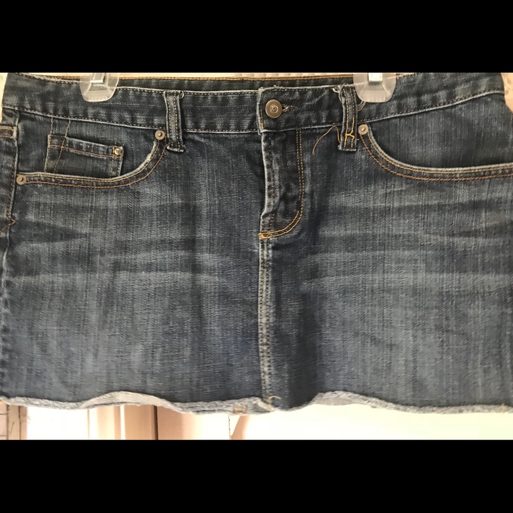 X2 jean skirt